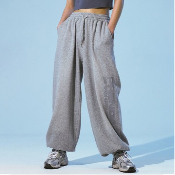 韓國PRENDA - GRADIENT RAWCUT JOGGER PANTS GRAY